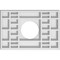 Ekena Millwork Beaux Architectural Grade PVC Ceiling Medallion, 10"W x 6 5/8"H x 3"ID x 3 1/2"C x 1"P, One-Piece CMP10X6BX-03000 - alternate 1